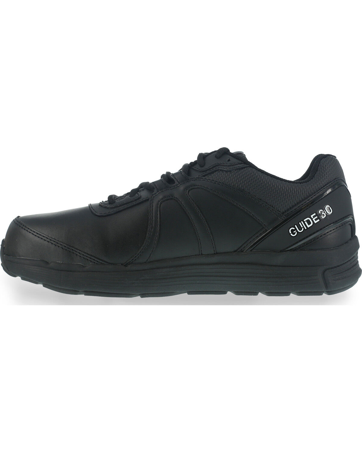 Image #4 - Reebok Men's Leather Athletic Oxfords - Steel Toe, Black, hi-res