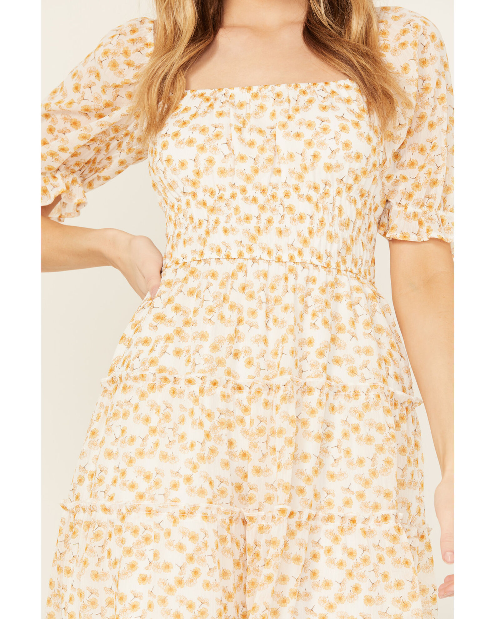 Ash & Violet Women's Floral Tiered Dress - Country Outfitter
