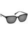 Image #1 - Hobie Women's Monica Black Satin & Gray Polarized Sunglasses, Black, hi-res