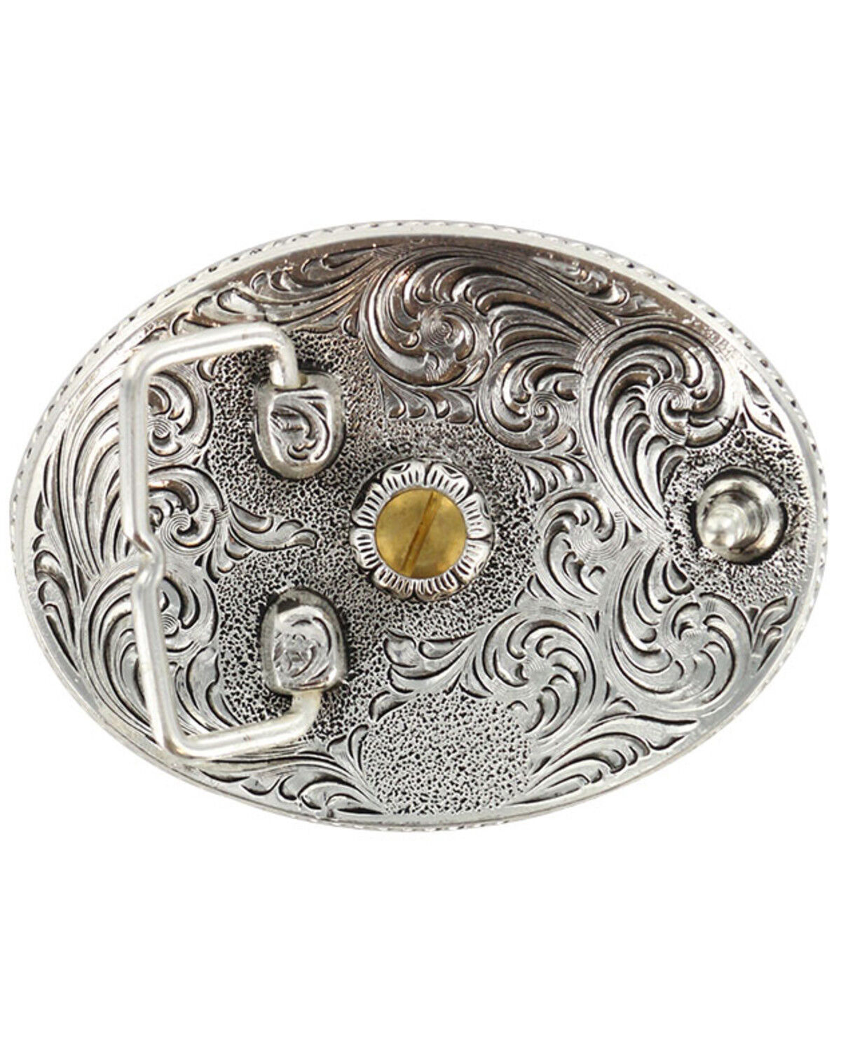 Image #2 - Cody James Men's Oval Montana Belt Buckle, Multi, hi-res