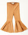 Image #1 - Shyanne Toddler Girls' Faux Suede Bell Bottom Stretch Pants, Caramel, hi-res
