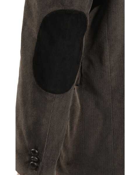 Circle S Corduroy Sport Coat - Short, Reg, Tall, Grey, hi-res