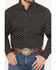 Image #3 - Ariat Men's Thorn Geo Print Long Sleeve Button-Down Western Shirt - Tall, Black, hi-res