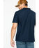 Carhartt Men's Contractor's Pocket Short Sleeve Polo Work Shirt - Big & Tall, Navy, hi-res