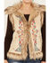 Image #3 - Tasha Polizzi Women's Chateau Faux Suede Embroidered Vest, Tan, hi-res