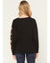 Image #4 - Cotton & Rye Women's Buffalo Crew Sweater, Black, hi-res