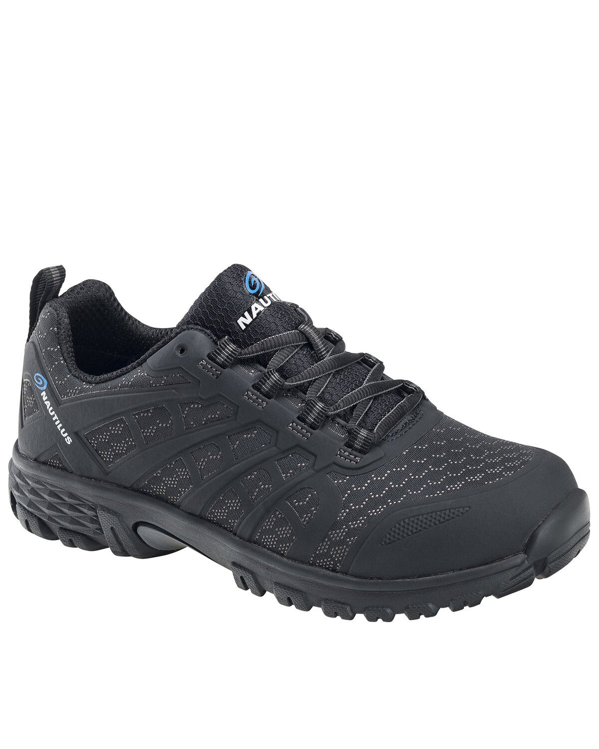 Image #1 - Nautilus Men's Stratus Work Shoes - Soft Toe, Black, hi-res
