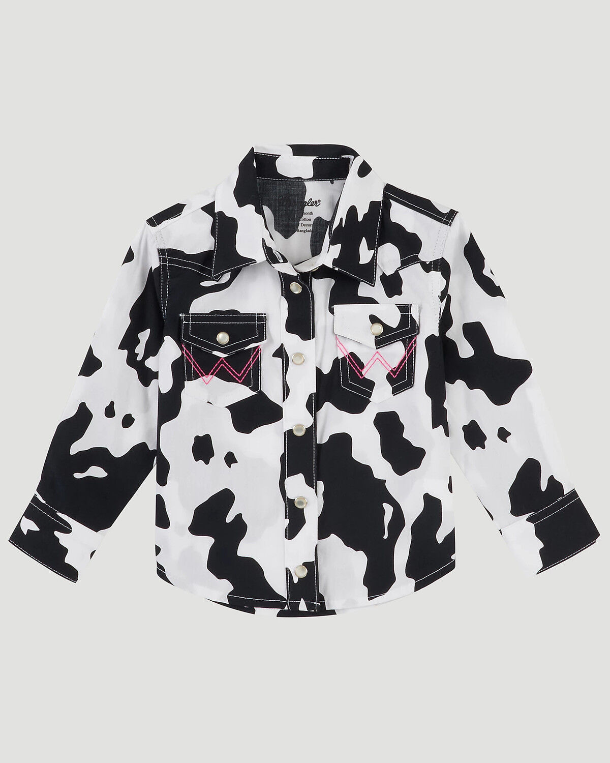 cow print wrangler shirt