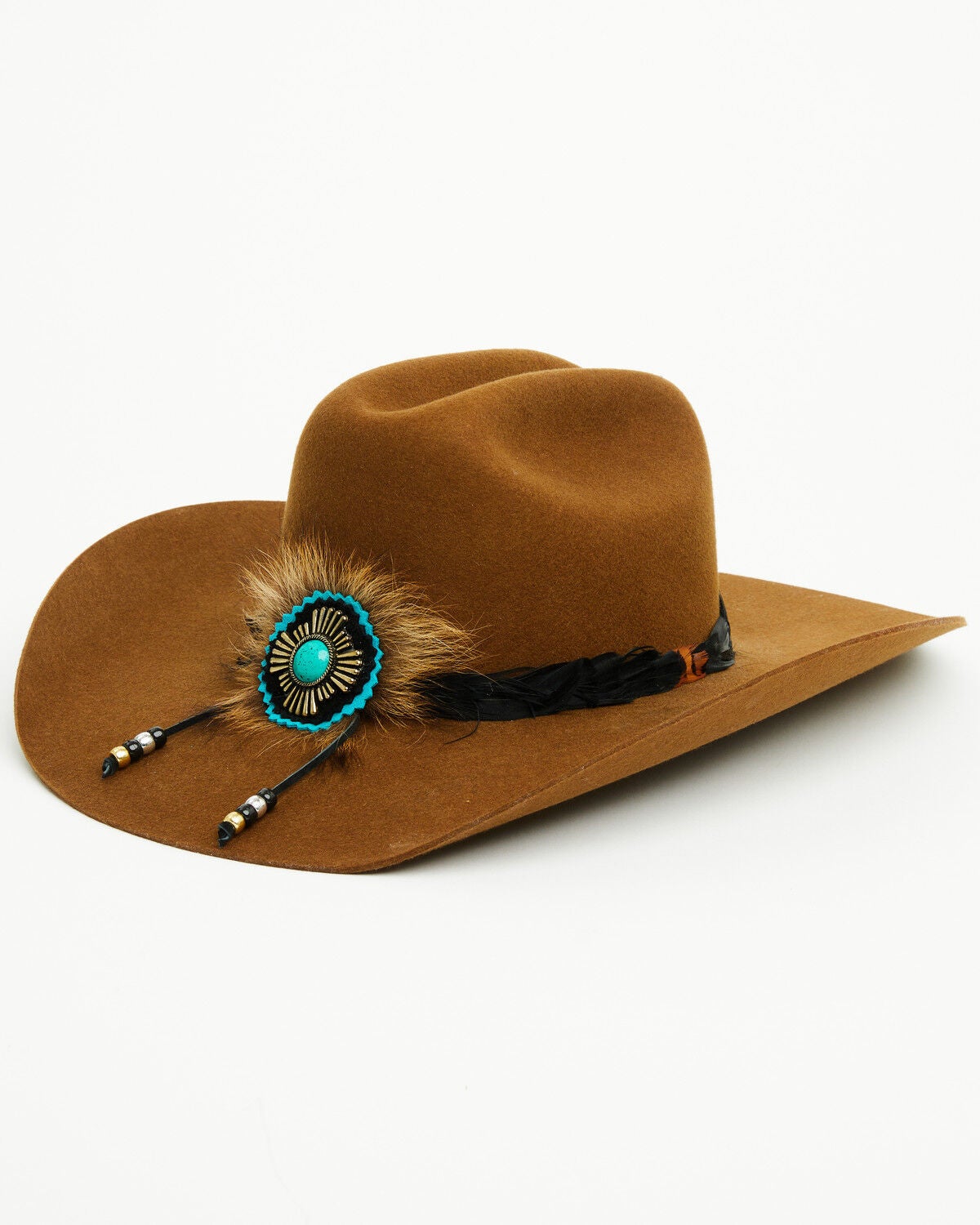 Charlie 1 Horse X Lainey Wilson Women's Country with a Flare Felt Cowboy Hat, Brown, hi-res