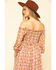 Image #5 - Molly Bracken Women's Pink Print Smock Midi Dress, , hi-res
