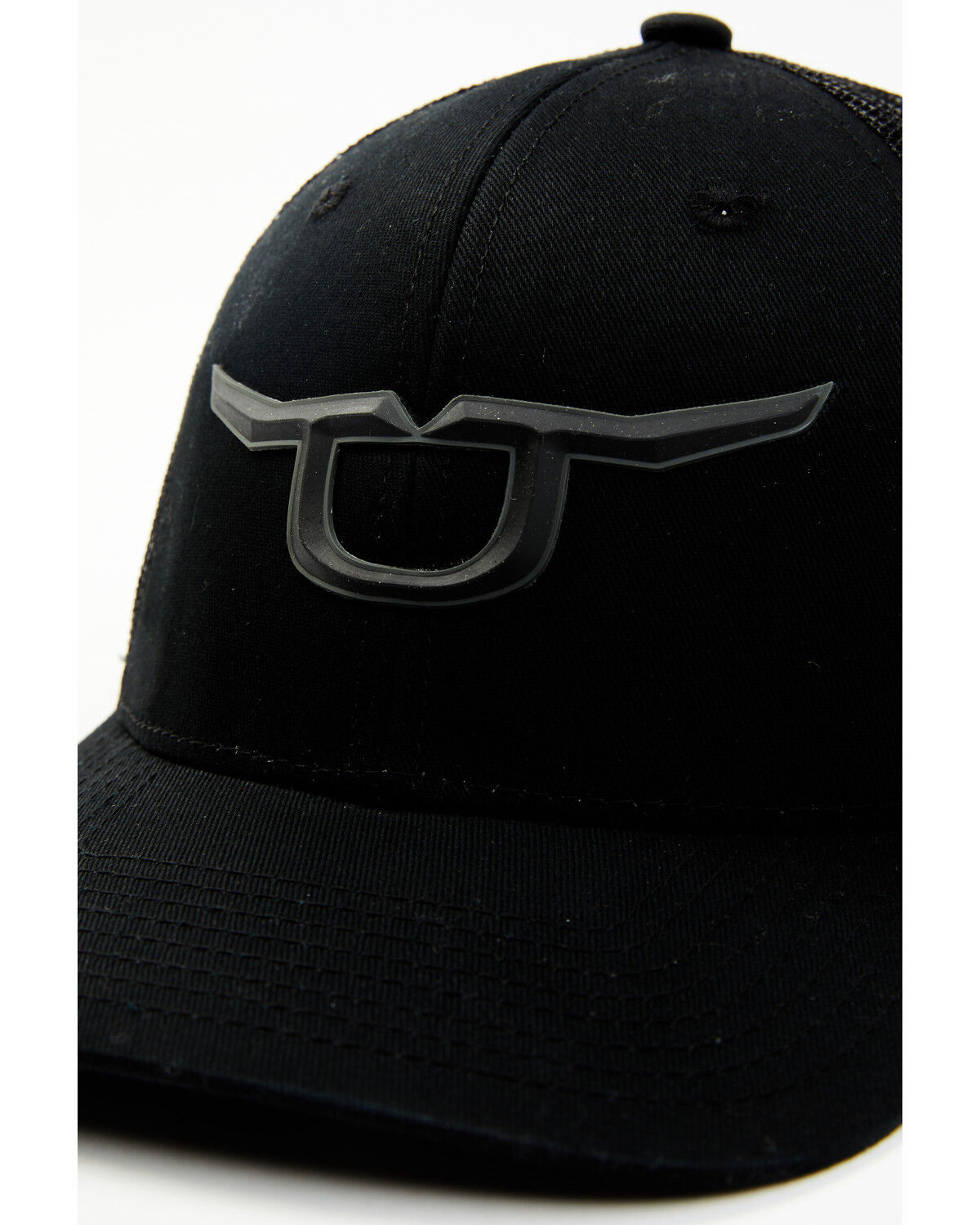 Image #2 - RopeSmart Men's Steerhead Logo Mesh-Back Ball Cap, Black, hi-res