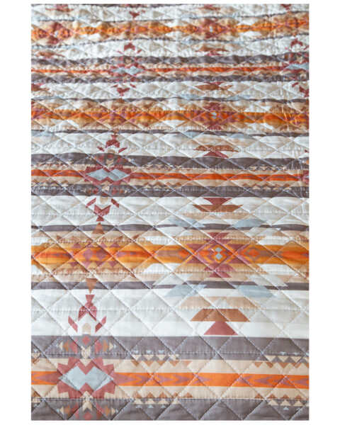 Image #3 - Carstens Home Wrangler Amarillo Sunset King Quilt Set - 3-Piece, Orange, hi-res