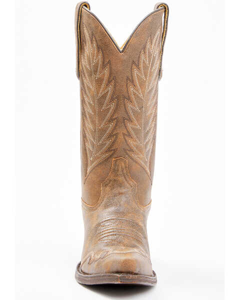 Image #4 - Caborca Silver by Liberty Black Women's Dory Stitch Western Boots - Snip Toe, Brown, hi-res