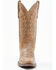 Image #4 - Caborca Silver by Liberty Black Women's Dory Stitch Western Boots - Snip Toe, Brown, hi-res