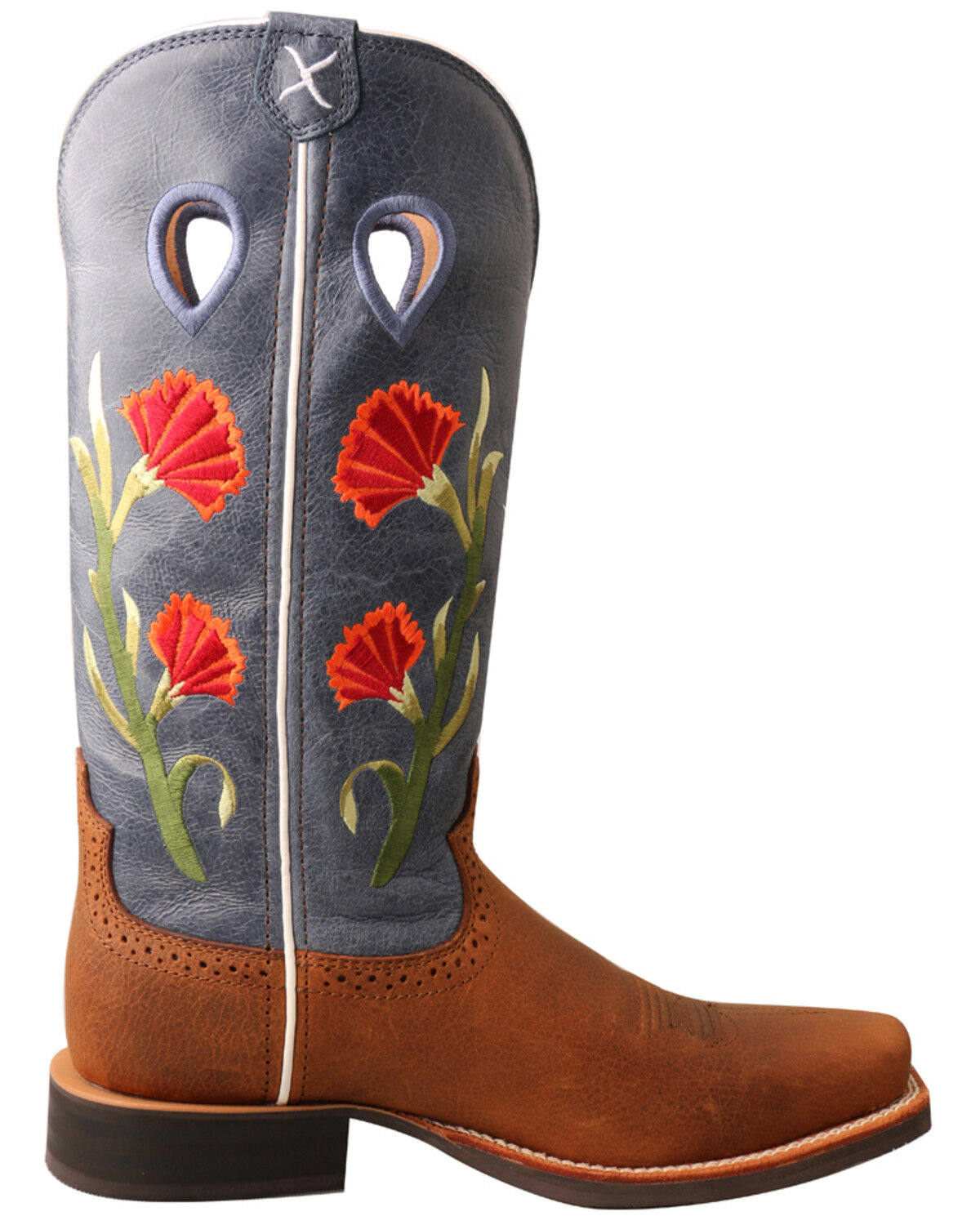 twisted x women's floral embroidered western boots