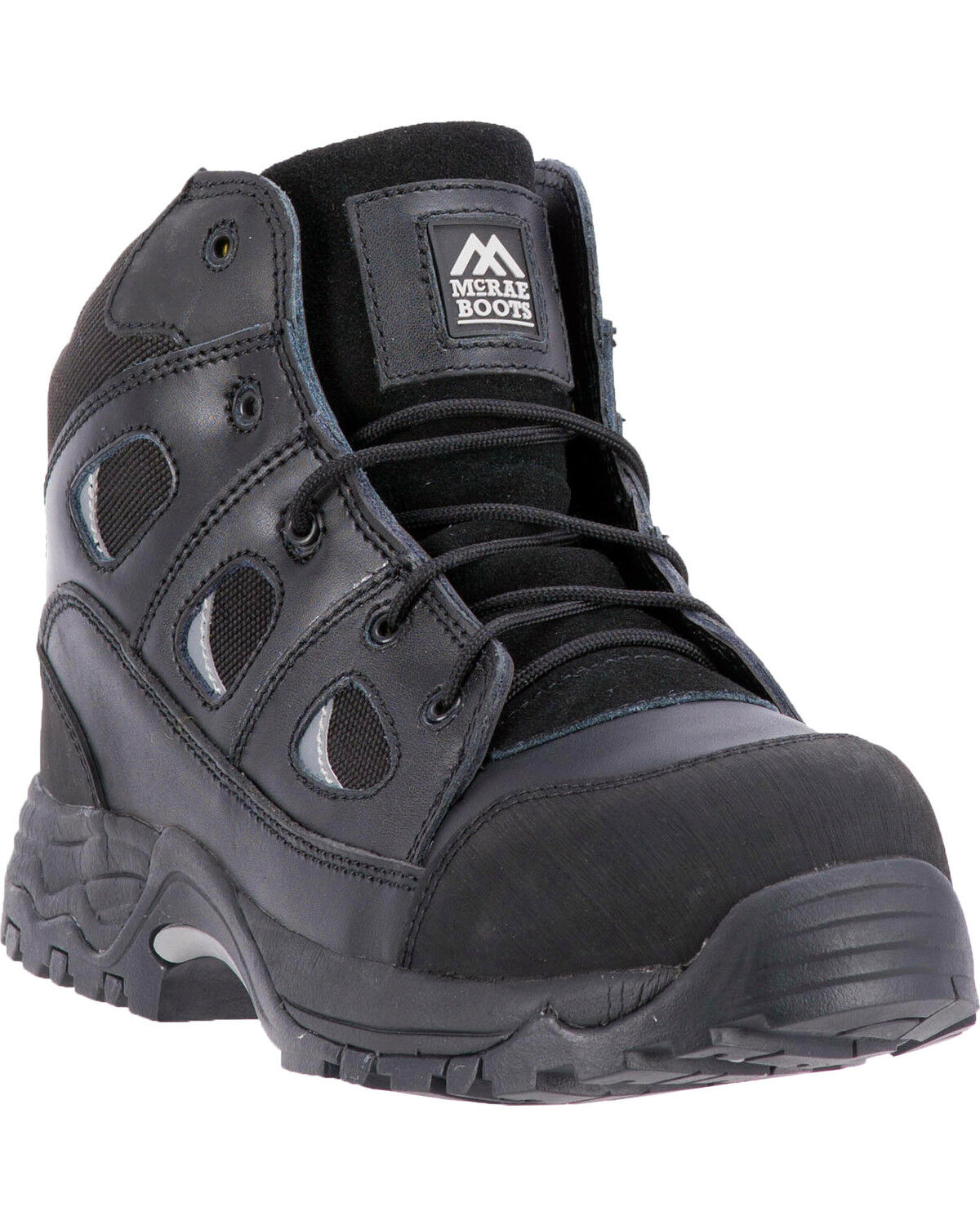 Image #1 - McRae Men's Non-Metallic Puncture Resistant Work Boot - Composite Toe, Black, hi-res