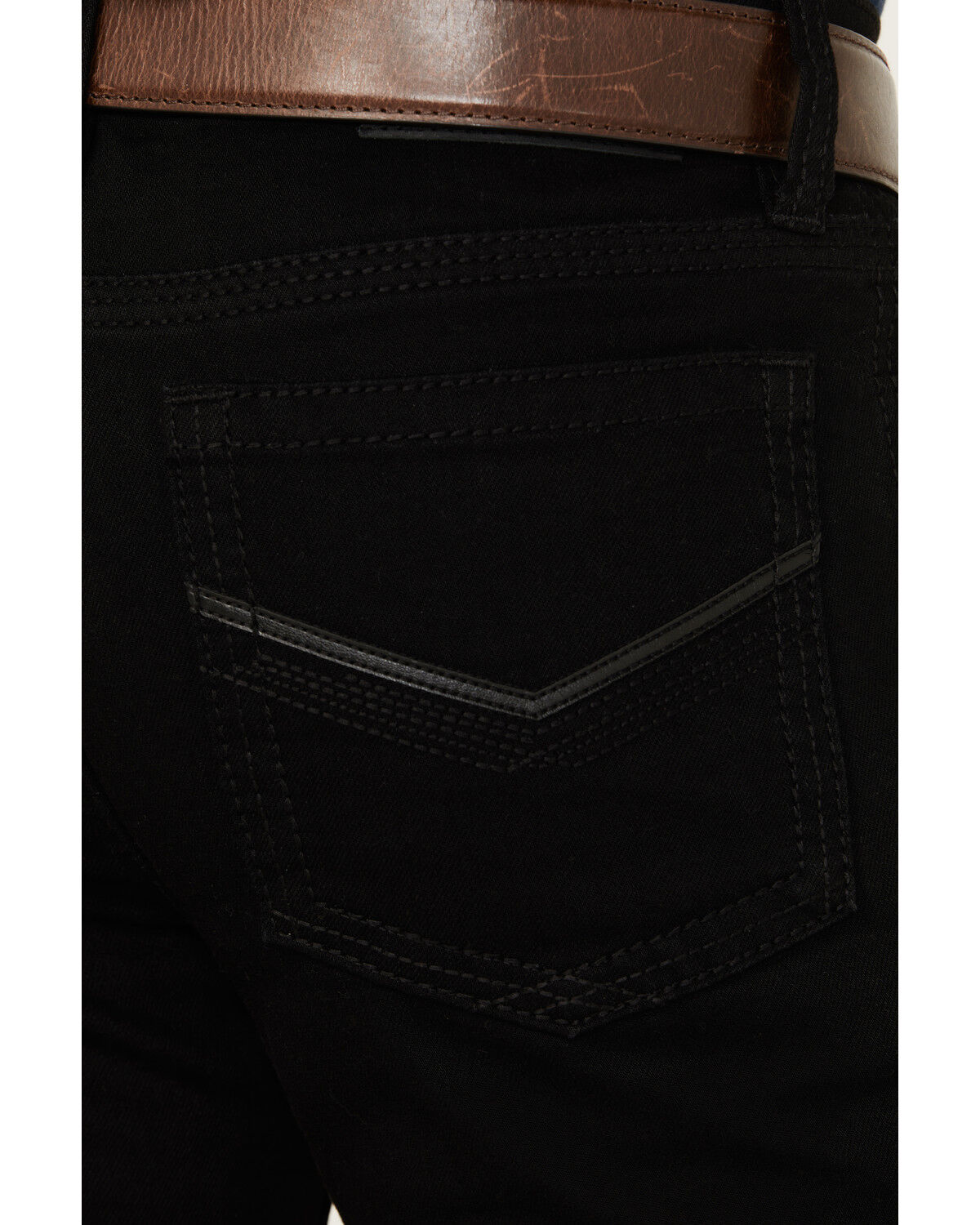 Image #4 - Cody James Men's Midnight Black Wash Slim Straight Stretch Denim Jeans, Black, hi-res