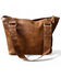 Image #5 - Ranch Junkie Women's Highlands Cowhide Tote Bag, Black/white, hi-res