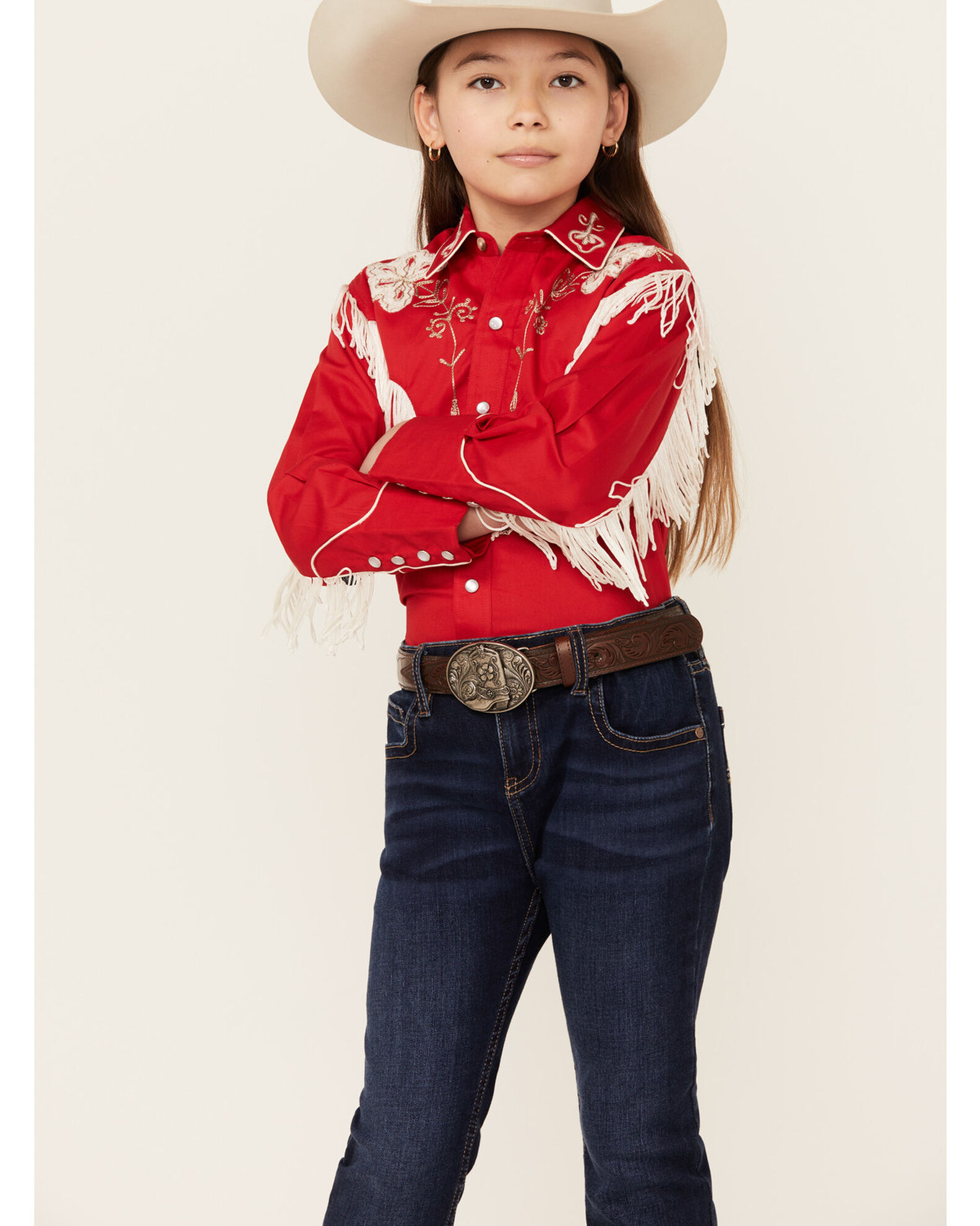 Rockmount Ranchwear Girls' Vintage Long Sleeve pearl Snap Western Shirt -  Country Outfitter