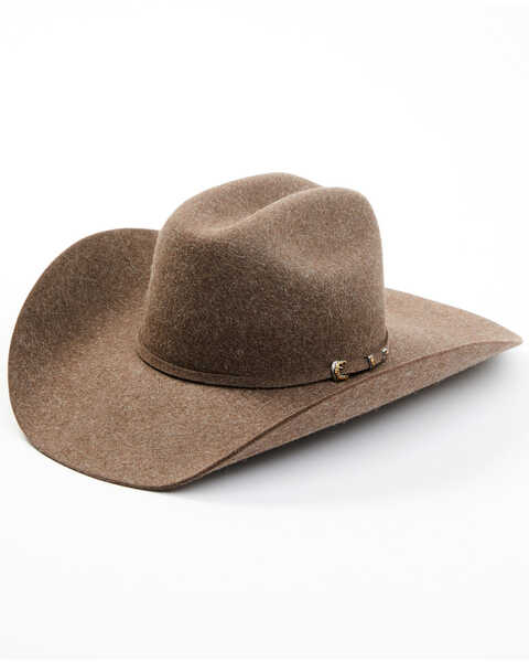Serratelli Men's Storm River 8X Felt Cowboy Hat, Charcoal, hi-res