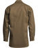 Image #3 - Lapco Men's Solid FR Long Sleeve Button Down Uniform Work Shirt , Beige/khaki, hi-res