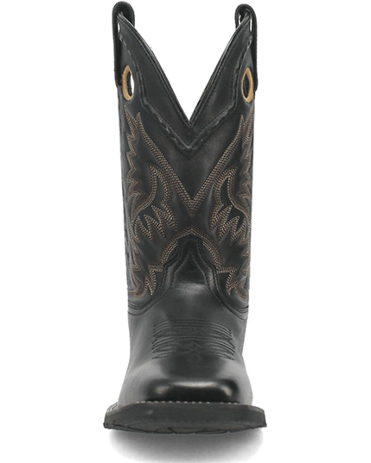 Image #4 - Laredo Men's Kane Western Boots - Broad Square Toe, Black, hi-res