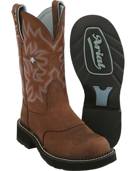 Image #2 - Ariat Women's Driftwood ProBaby Performance Boots - Round Toe, Brown, hi-res