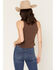 Image #4 - Shyanne Women's Robin Hat Graphic Tank Top, Dark Brown, hi-res