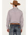 Image #4 - Wrangler 20X Men's Medallion Long Sleeve Snap Western Shirt, Purple, hi-res