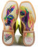 Image #2 - Tin Haul Women's Neon Glow Western Boots - Broad Square Toe, Brown, hi-res