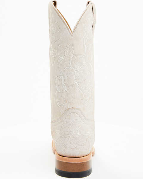 Image #5 - Shyanne Women's Lasy Western Boots - Broad Square Toe, White, hi-res