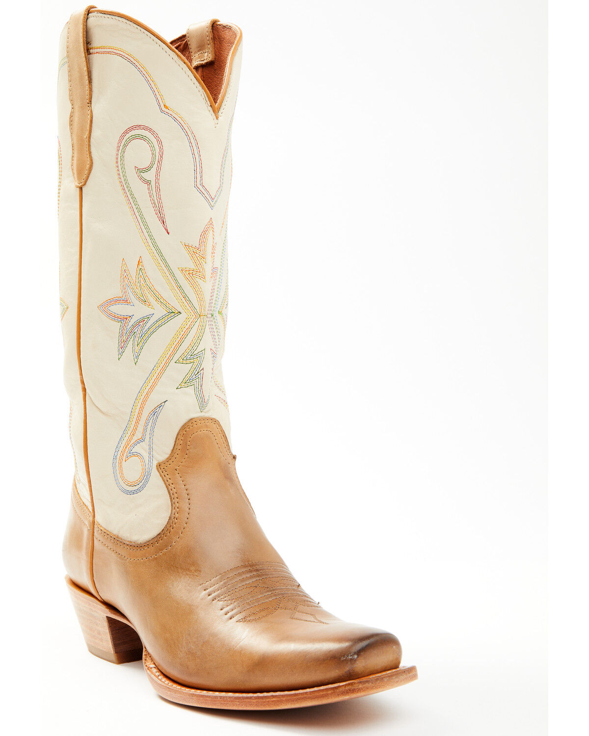 Image #1 - Shyanne Women's Cantina Western Boots - Square Toe, White, hi-res