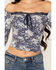 Image #3 - Free People Women's Layer It On Me Long Sleeve Top, Blue, hi-res