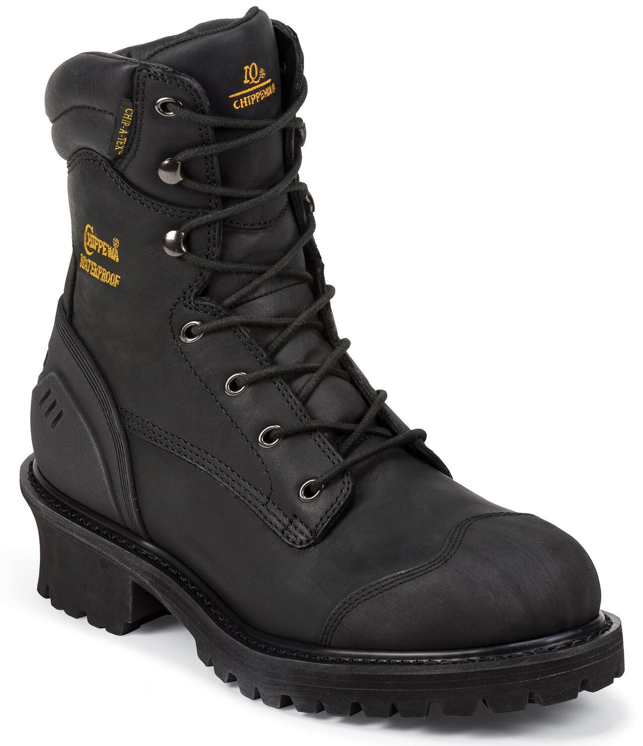 Image #1 - Chippewa Waterproof & Insulated 8" Lace-Up Work Boots - Composite Toe, , hi-res