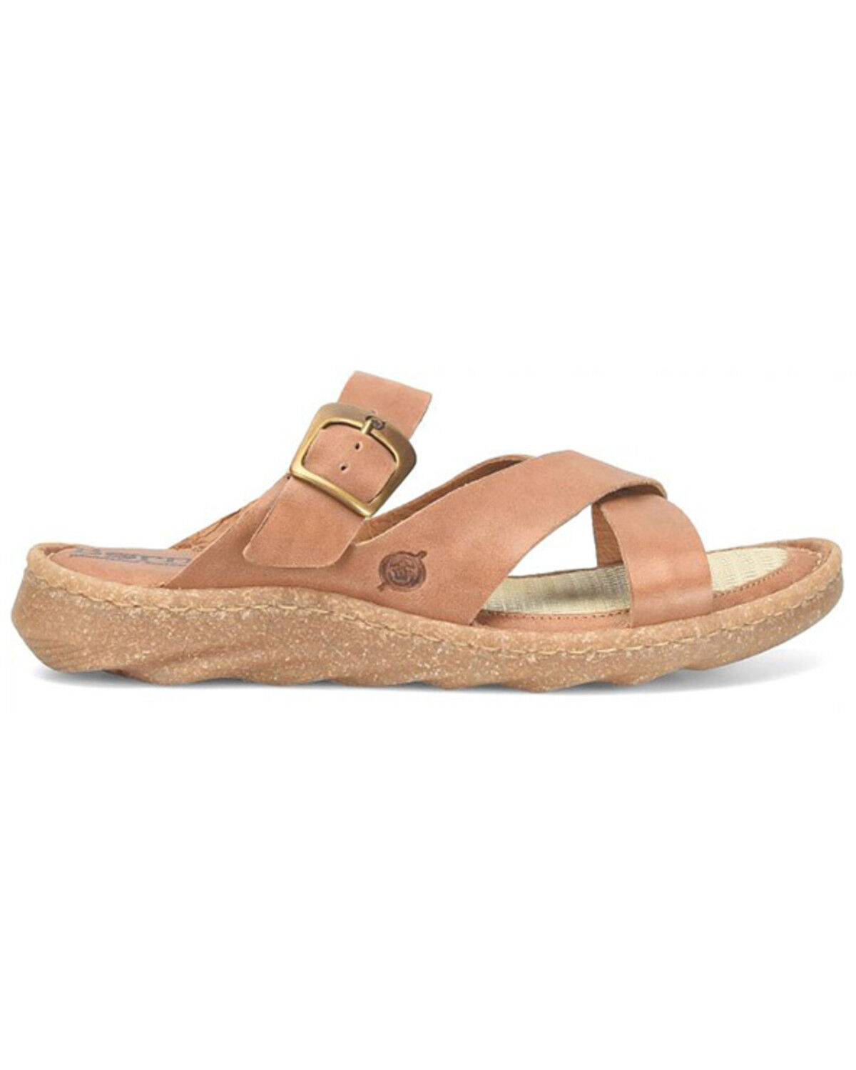 Image #2 - Born Women's Salas Cross Band Sandals, Brown, hi-res