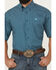 Image #3 - Cinch Men's Geo Print Short Sleeve Button-Down Western Shirt, Blue, hi-res