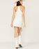 Image #4 - Boot Barn X Double D Ranch Women's Exclusive Rhinestone & Fringe Bridal Skirt, White, hi-res