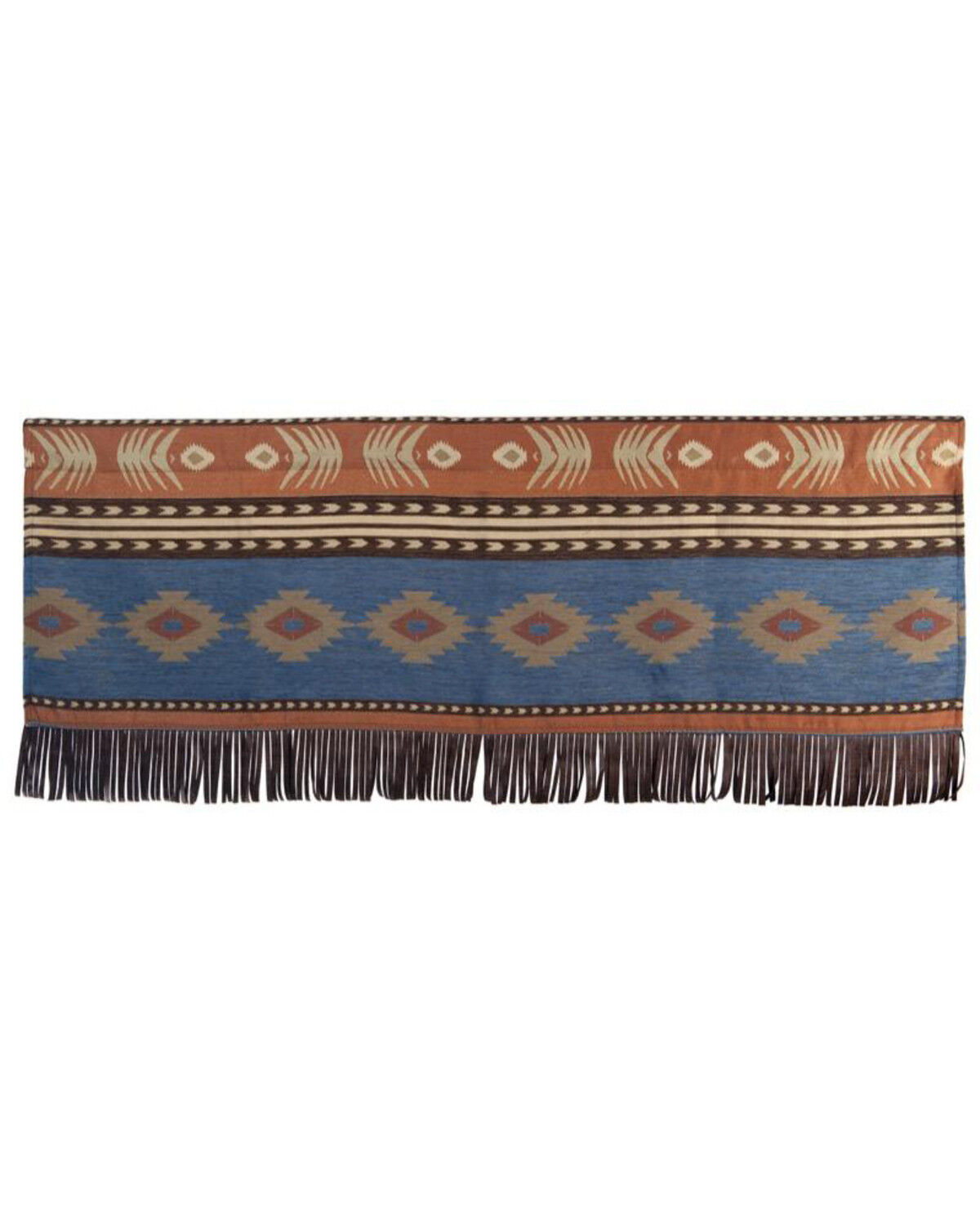 Image #1 - Carstens Home Sierra Southwestern Valance, Brown, hi-res