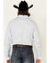 Cody James Core Men's Escalate Geo Print Long Sleeve Button-Down Western Shirt  , Light Blue, hi-res