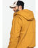 Hawx Men's Brown Canvas Quilted Bi-Swing Hooded Zip Front Jacket - Tall , Brown, hi-res
