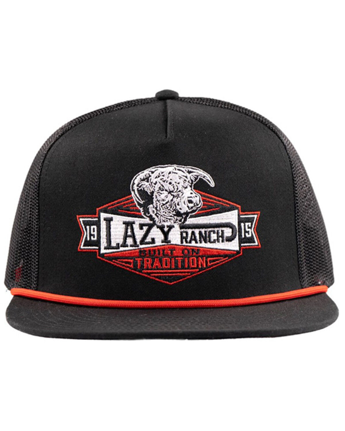 Image #3 - Lazy J Ranch Wear Men's Domino Ball Cap, Black, hi-res