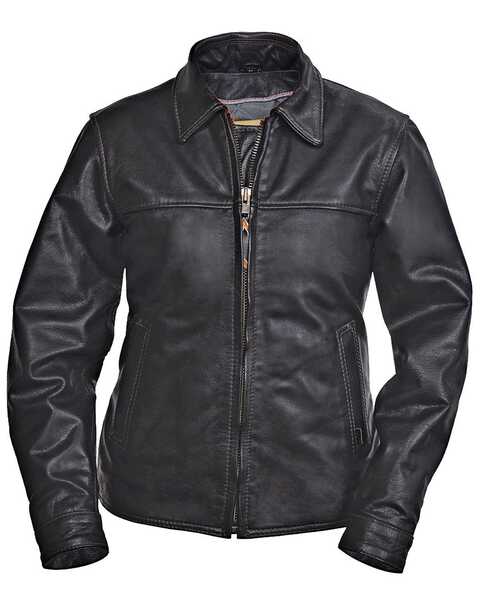 Image #2 - STS Ranchwear Women's Rifleman Leather Jacket, Black, hi-res