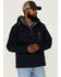 Image #1 - Kimes Ranch Men's Any-Day 1/4 Zip Front Hooded Pullover, Navy, hi-res