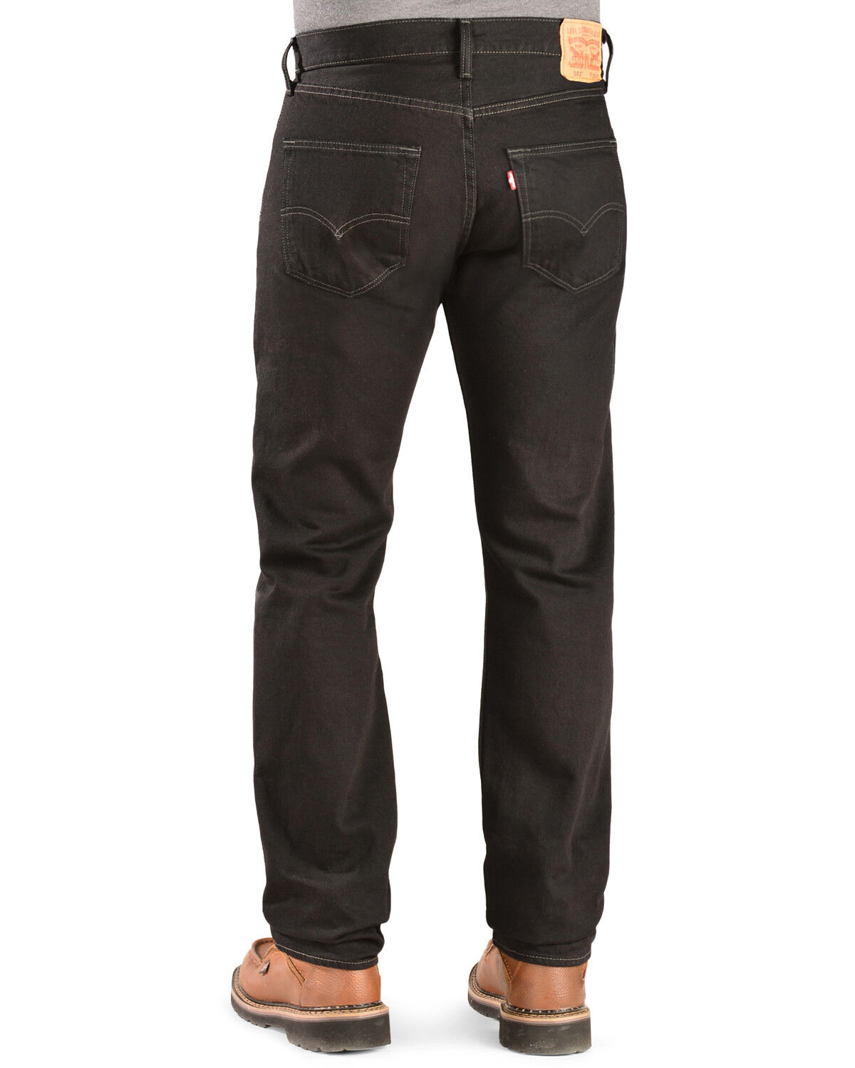 Image #1 - Levi's Men's 501 Original Prewashed Regular Straight Leg Jeans, Blk Magic, hi-res