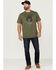 Image #2 - Brothers and Sons Men's Rocky Mountain High Graphic T-Shirt, Olive, hi-res