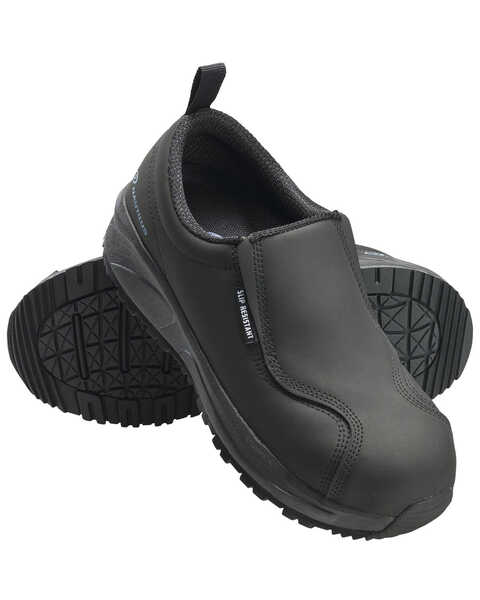 Image #6 - Nautilus Women's Guard Work Shoes - Composite Toe, Black, hi-res