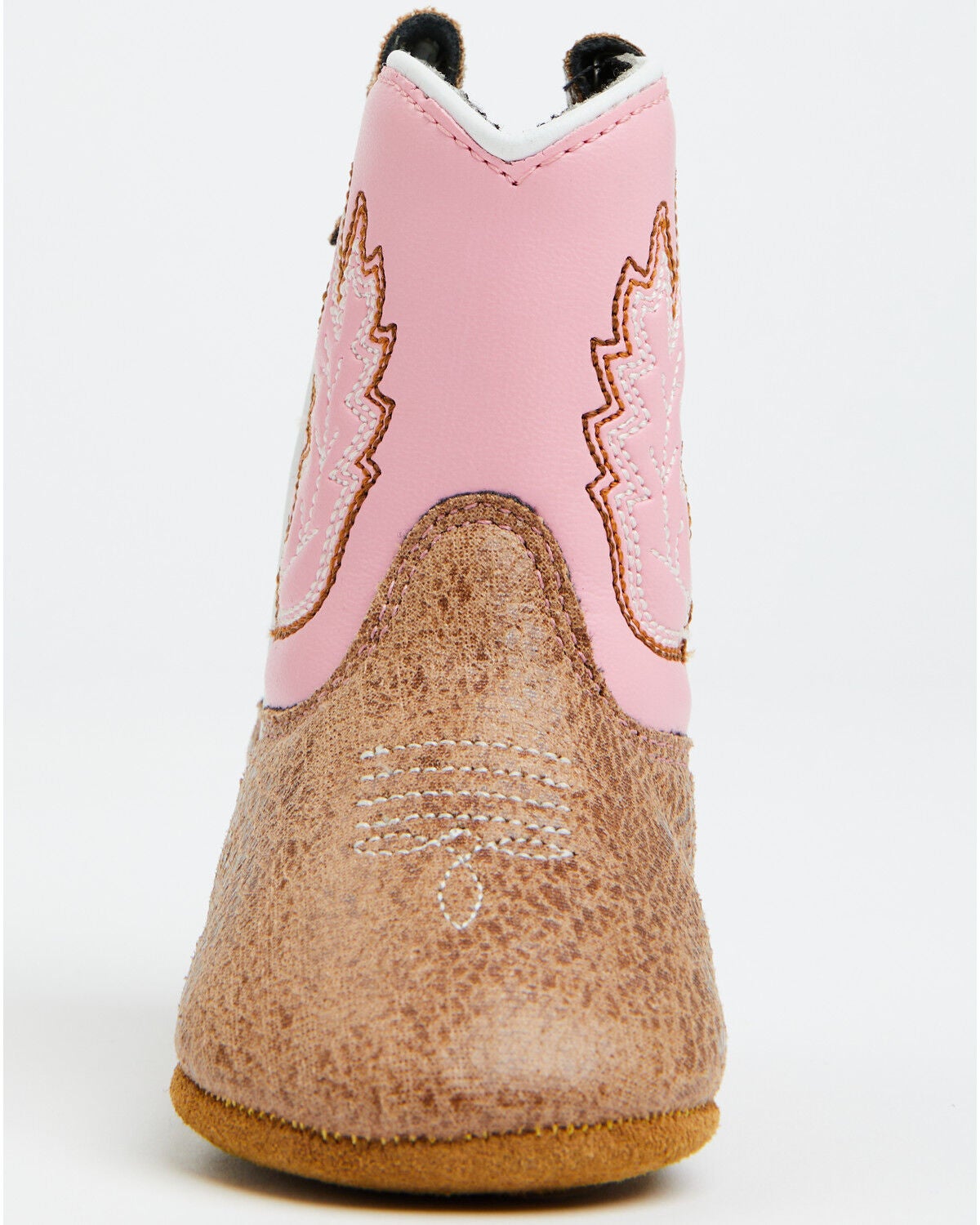 Image #4 - Boot Barn Infant Girls' Carter Western Boots - Round Toe, Pink, hi-res
