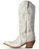 Image #2 - Ariat Women's Pearl Snow White Western Boots - Snip Toe, White, hi-res
