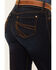 Image #4 - Shyanne Women's Pocatello Dakota Dark Wash Mid Rise Trouser Riding Jeans, Dark Wash, hi-res