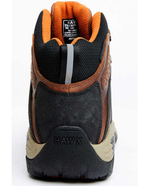 Image #5 - Hawx Men's Talon Umber Waterproof Lace-Up Work Boot - Soft Toe , Dark Brown, hi-res